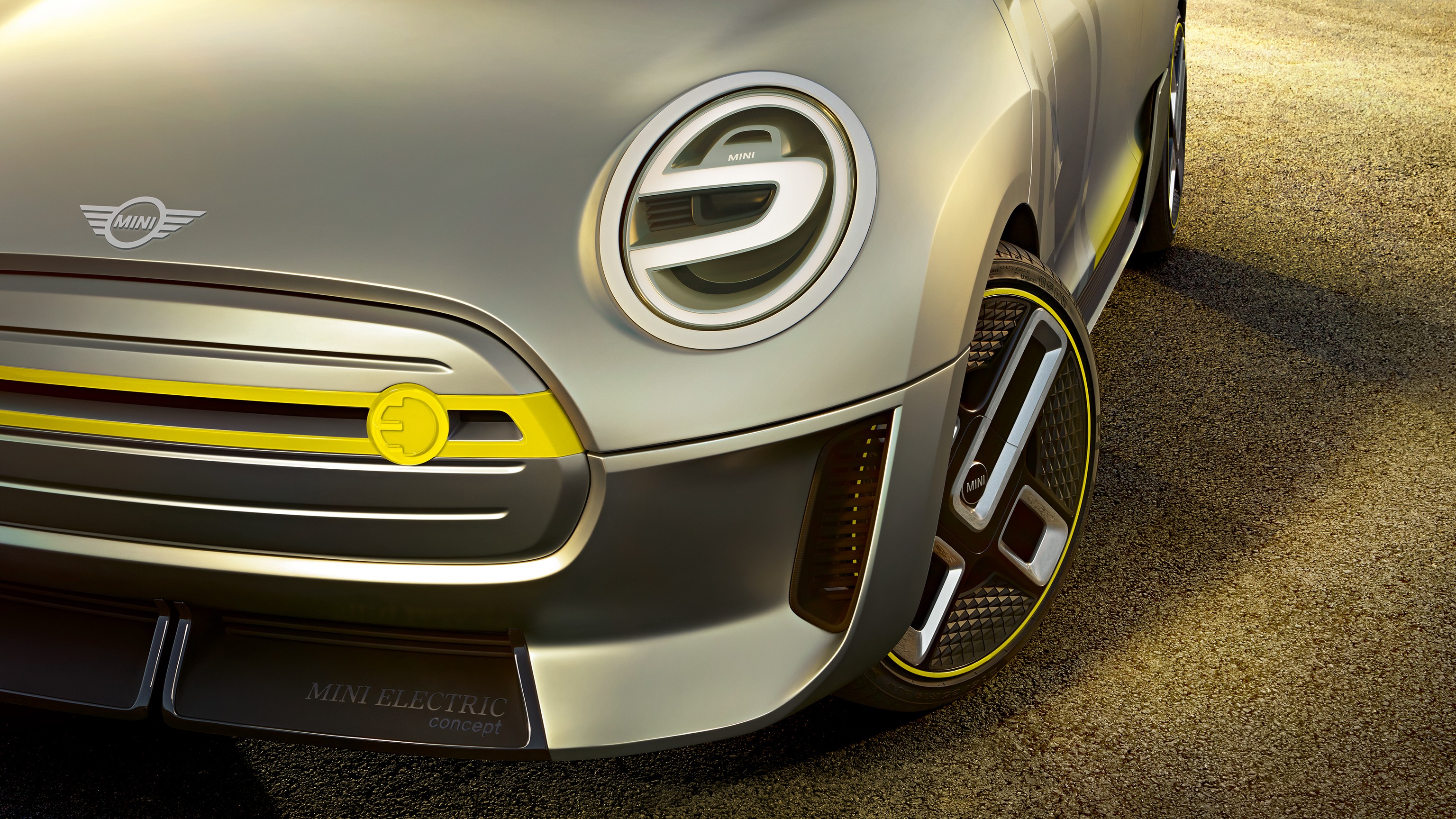 MINI Electric Concept – Close-up front and wheel MINI Electric Concept – Close-up front and wheel